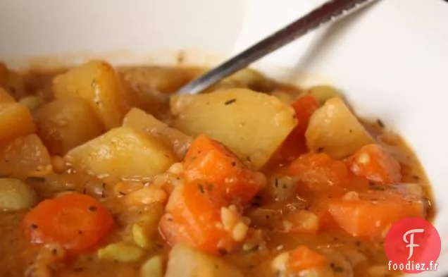 Soupe aux Racines et aux Haricots du Lancashire