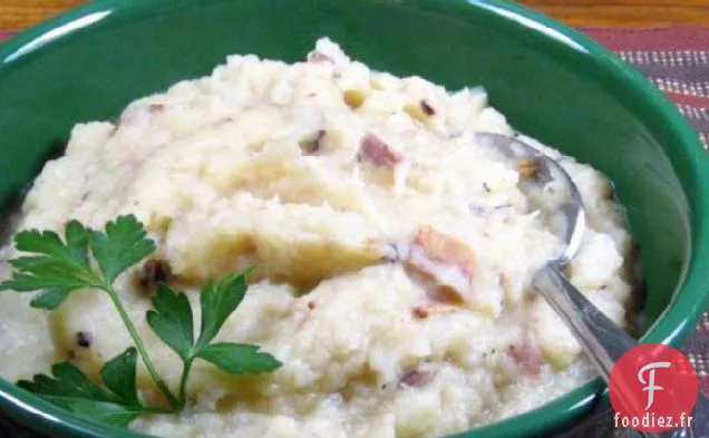 Purée de Pommes de Terre Aux Navets et au Bacon