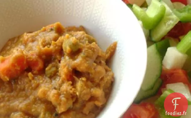 Curry Madras (Végétalien ou Poulet)