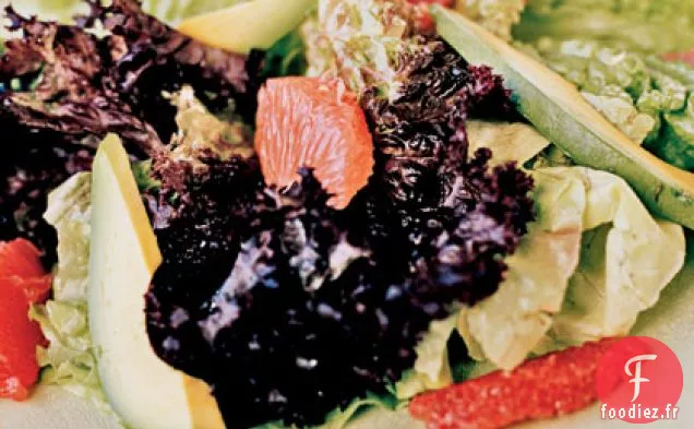 Salade Avocat-Agrumes avec Vinaigrette au Citron Meyer
