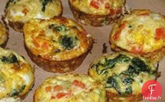 Cupcake aux Œufs et au Bacon