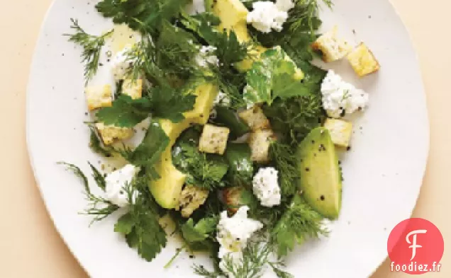 Salade d'Avocat avec Recette de Fromage Fermier