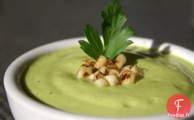 Soupe Glacée à l'Avocat et aux Courgettes