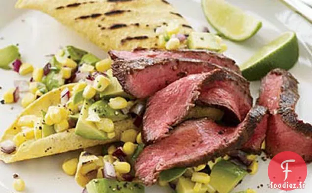 Chipotle - Steak de Flatiron Mariné avec Relish Avocat-Maïs