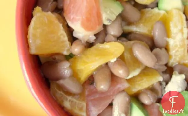 Salade d'Agrumes et de Haricots Noirs