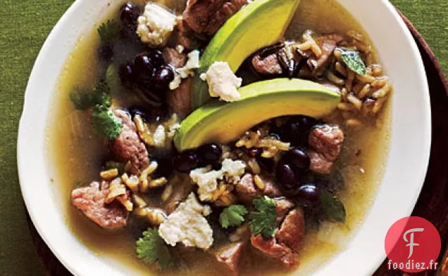 Soupe de Porc et Riz Sauvage