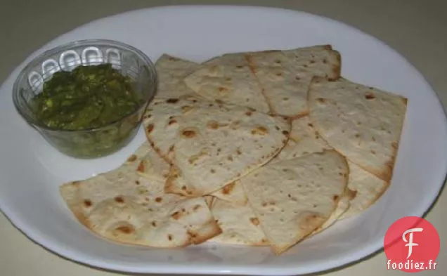 Guacamole et Frites Honteusement Faciles