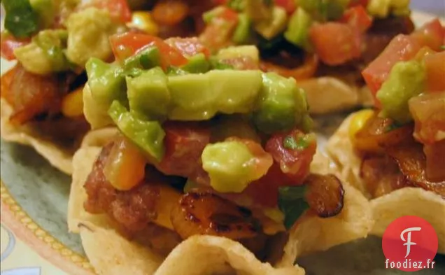 Salade De Pâtes Avec Vinaigrette À L'Avocat