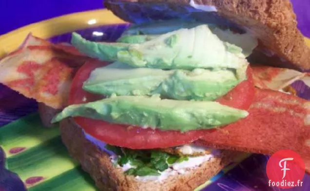 Sandwich aux Œufs frits et à l'Avocat