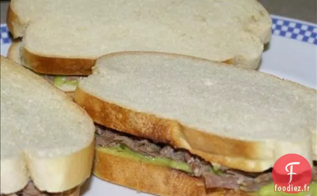 Sandwich Mexicain à Visage Ouvert
