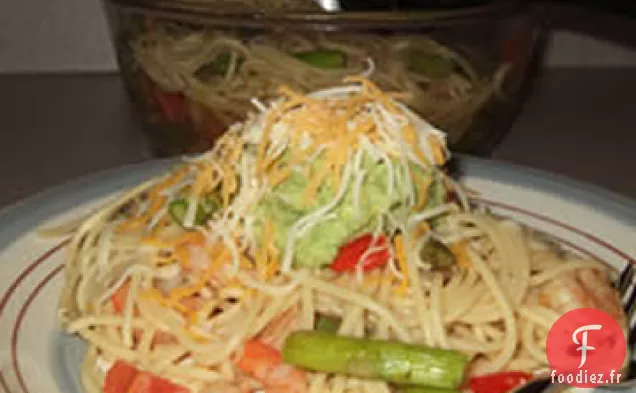 Pâtes aux Cheveux d'Ange aux Asperges