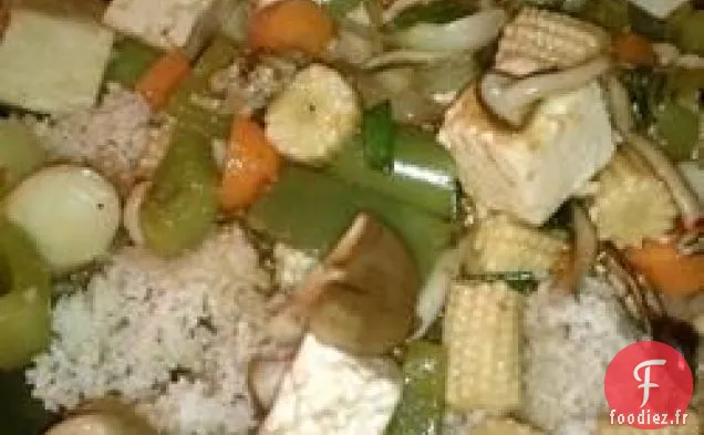 Sauté de légumes et de Tofu
