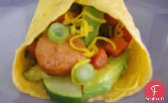 Enveloppement De Saucisses Méditerranéennes (Avec Option Végétarienne)