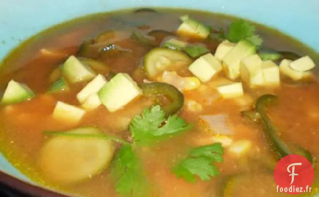 Vincent Price Sopa Poblano - Poblano Soupe au Chili