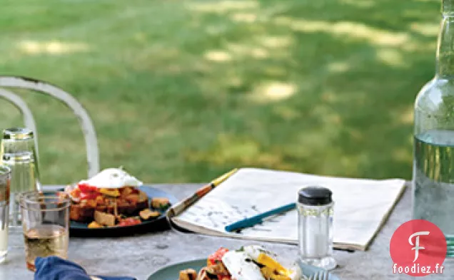 Ratatouille aux Œufs Pochés