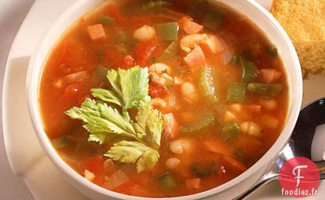 Soupe Épicée au Jambon et aux Haricots