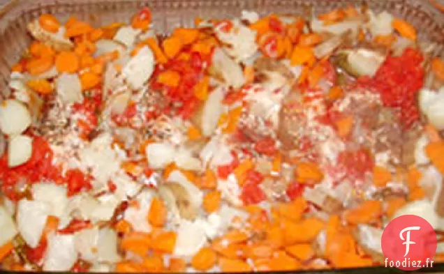 Poulet au Four Végétarien