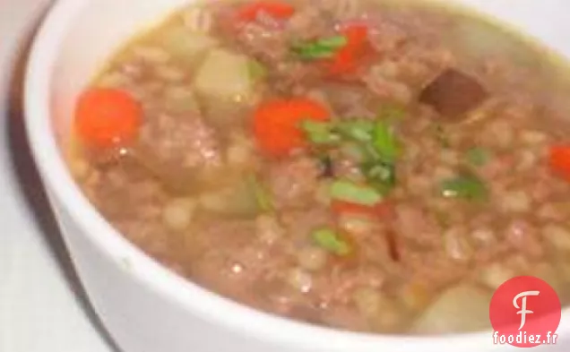 Soupe à l'Estragon et à la Dinde