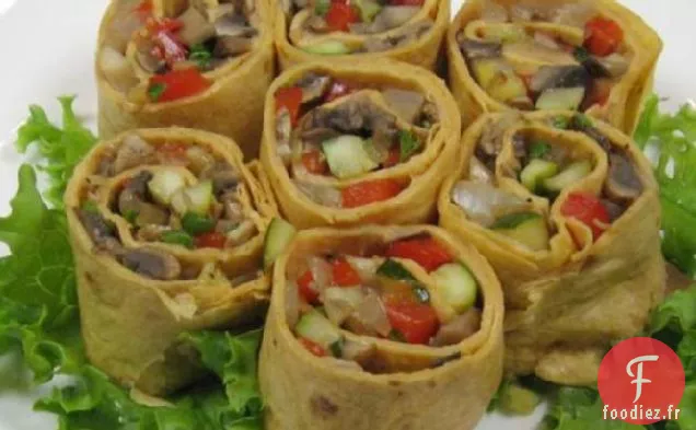 Roll-Ups de Légumes Grillés