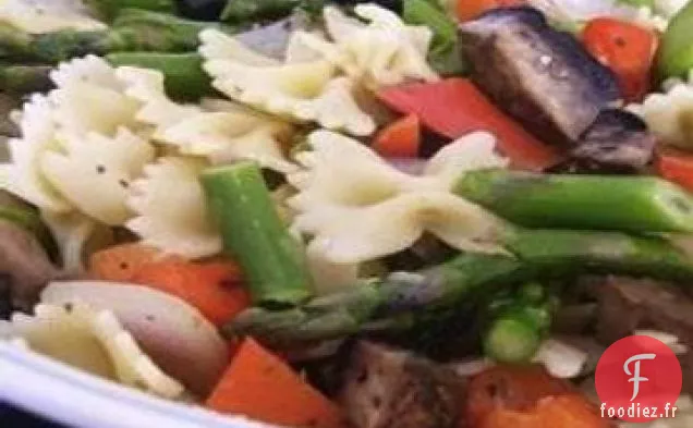 Pâtes aux Légumes Rôties