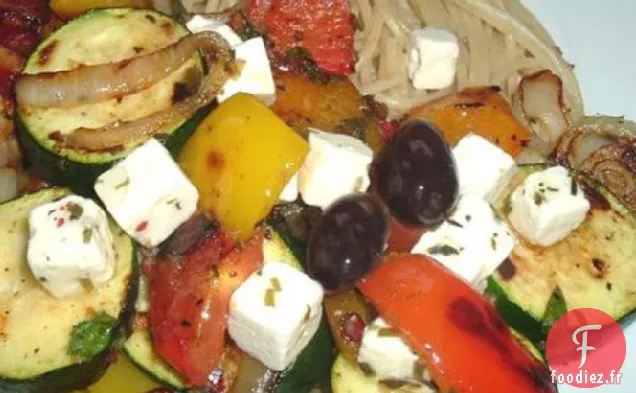 Courgettes, Poivrons et Tomates
