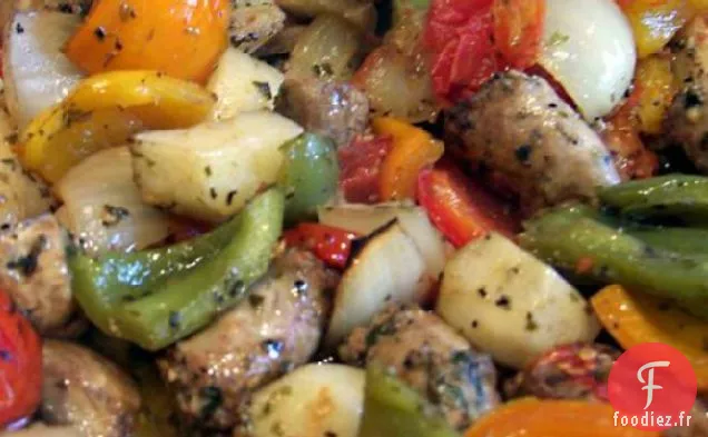 Saucisses, Poivrons et Plus encore