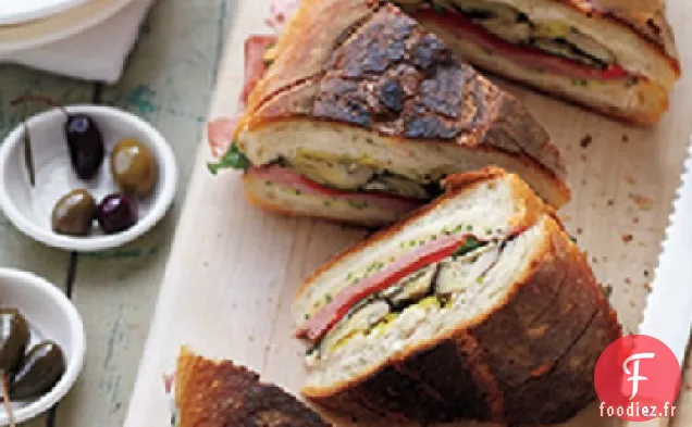 Sandwich aux Antipasti