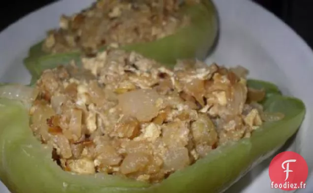 Chayote Au Fromage (Farcie Et Cuite Au Four)