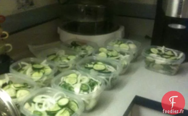 Cornichons Sucrés au Congélateur FACILE
