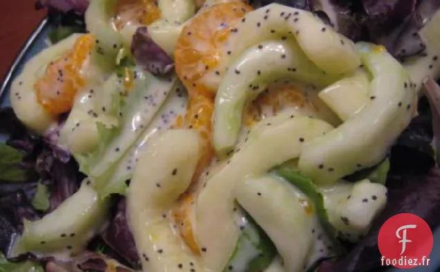 Salade de Concombre à la Mandarine Sucrée