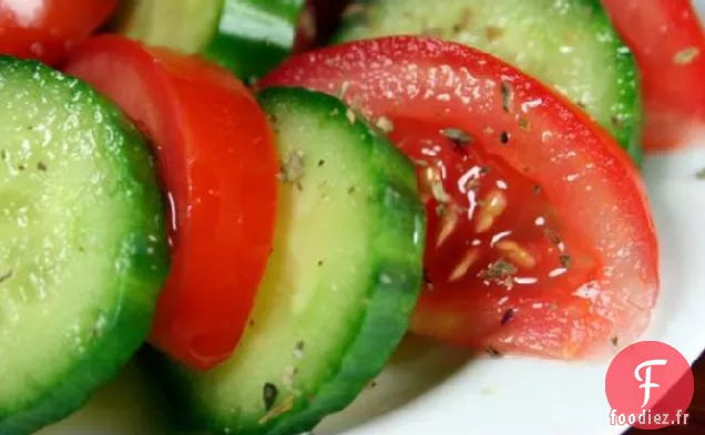 Salade de Tomates et Concombres
