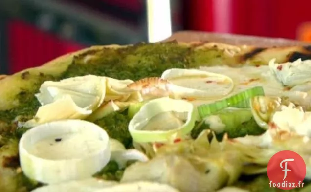 Pizza Végétarienne au Pesto