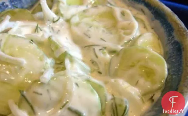 Salade de Concombre Sucré à l'Aneth Diabétique