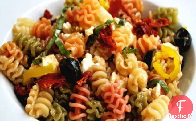 Salade Tomate Citron Basilic et Fromage de Chèvre