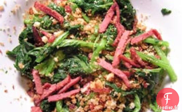 Dîner Ce Soir: Rabe De Brocoli Au Pepperoni Et Chapelure