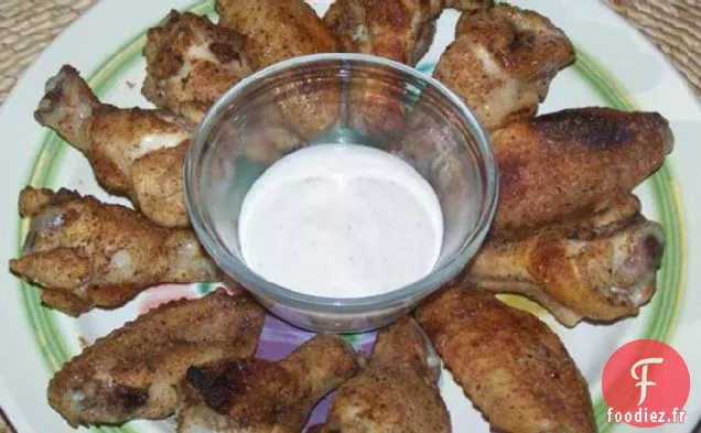 Ailes de Coca et de Rhum Mama's et Où est le Rhum à la sauce à tremper