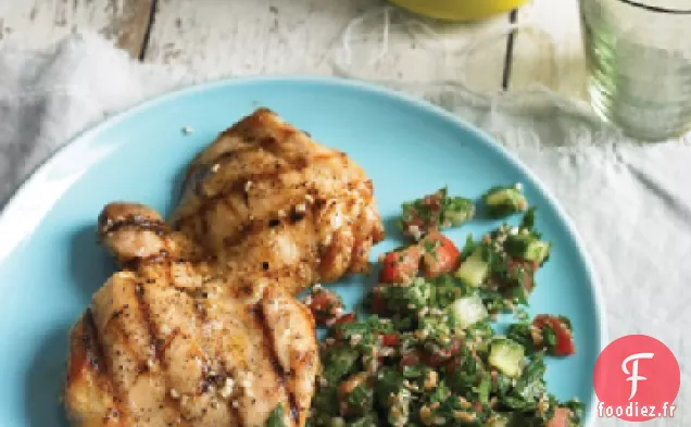 Poulet au Citron Grillé avec Taboulé