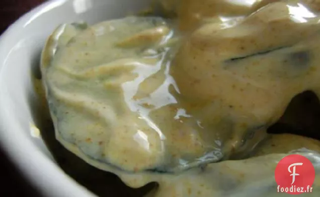 Salade De Concombre Crémeuse Au Curry