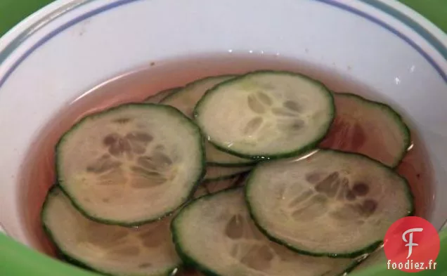 Concombres Marinés Chauds et Sucrés 0-Points