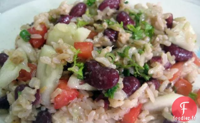 Salade de Nouilles Soba Froides Au Concombre et Shiitake