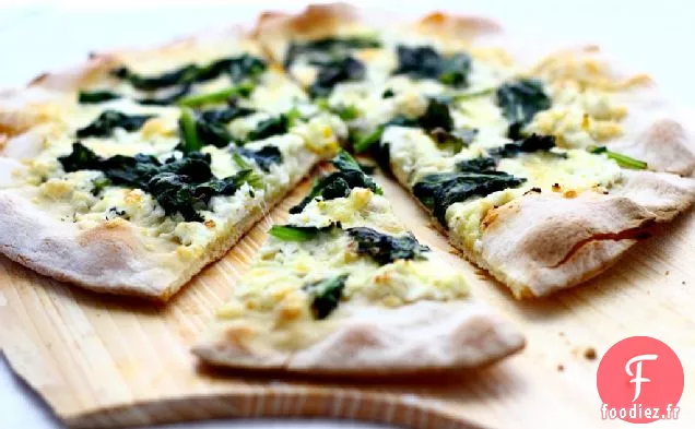 Pizza Au Brocoli Rabe, Fontina Et Citron Meyer