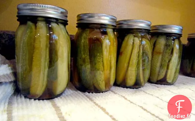 Cornichons sucrés à la Stévia pour la mise en conserve