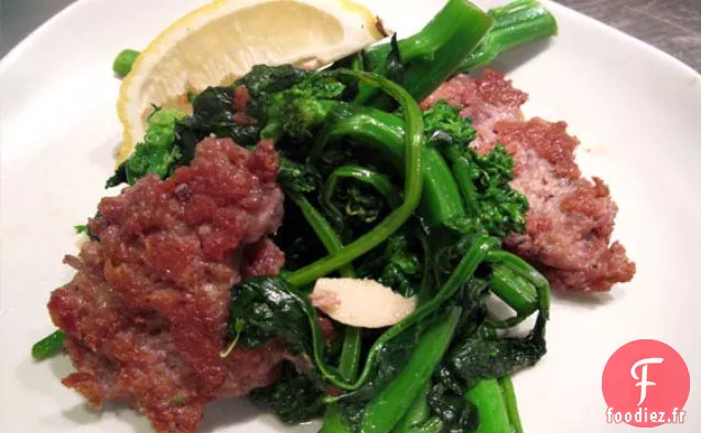 Rabe Au Brocoli Et Saucisse