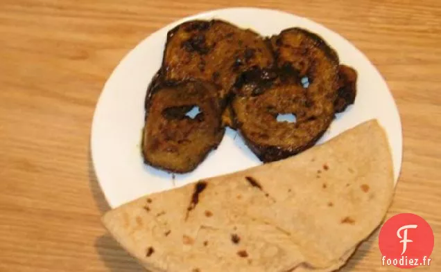 Tranches D'Aubergines Épicées Avec Variation (Indienne)