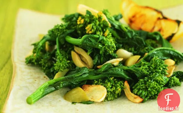 Rabe de Brocoli et Olives au Citron