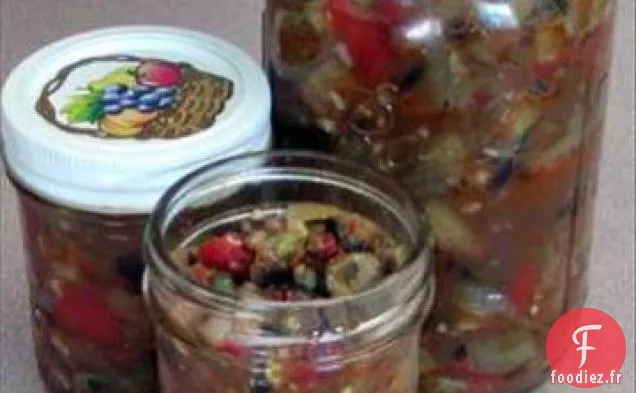 Caponata' Aubergine et Plein de Bonnes Choses!
