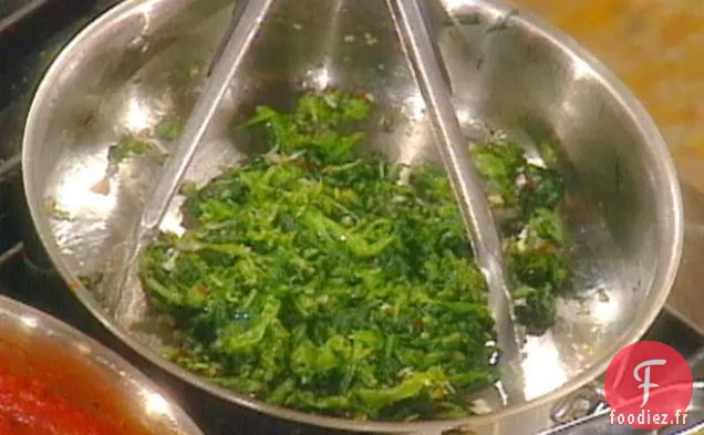 Rabe de Brocoli au Citron et à l'Ail