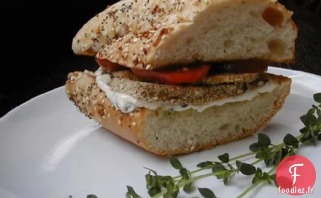 Sandwichs aux Aubergines et aux Tomates