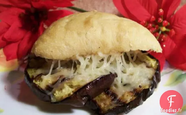 Panini Aubergine et Mozzarella