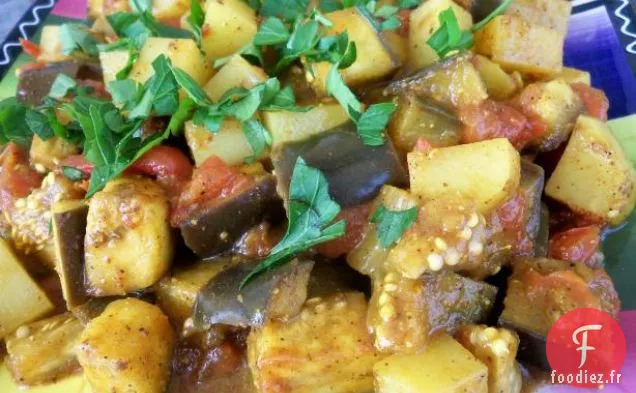 Parmesan d'Aubergines en couches (Végétarien)
